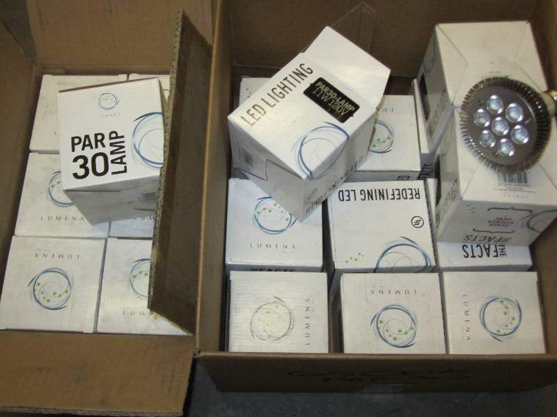 Partial Case of 18 LED Lights, stan...