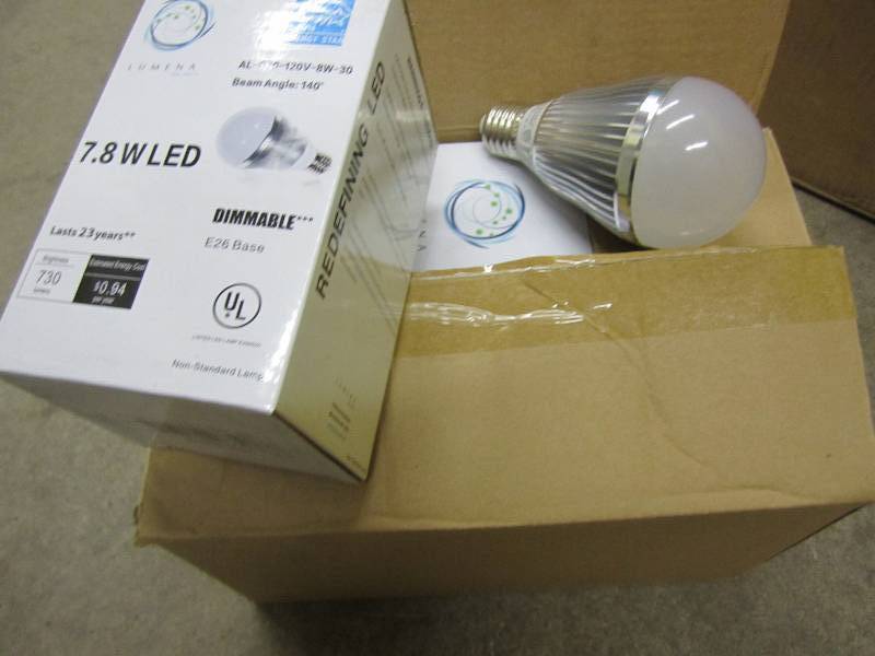 6 LED Lights, 1 case.  Standard soc...