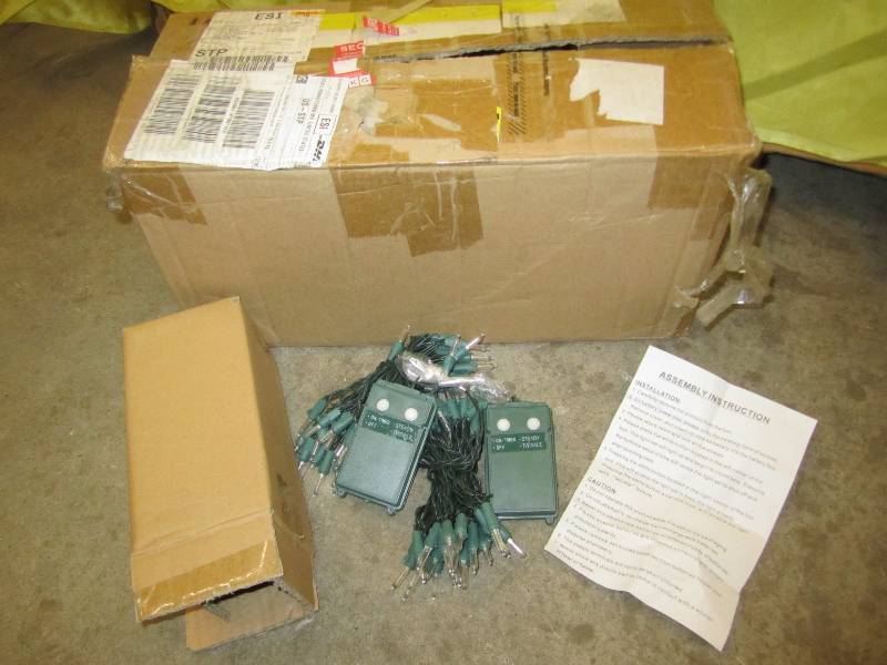 Case of 10 strands, LED white Chris...