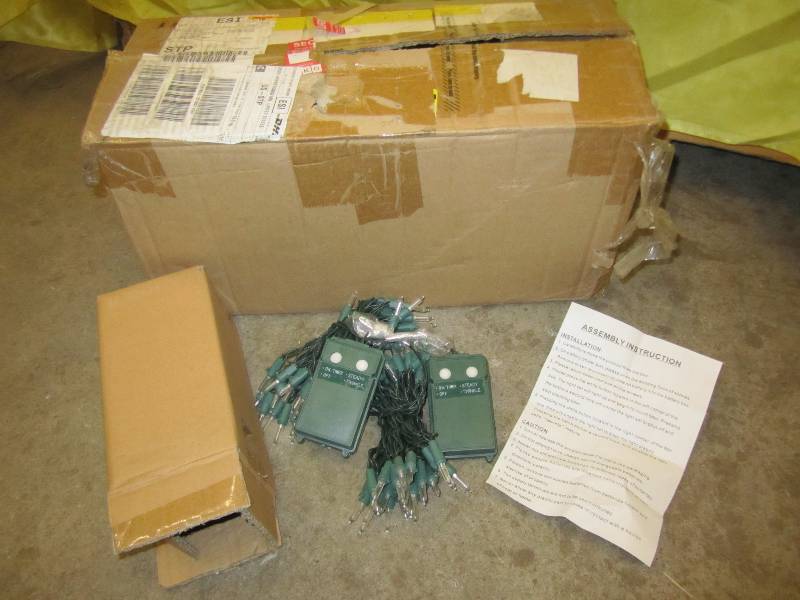 Case of 10 strands, LED white Chris...