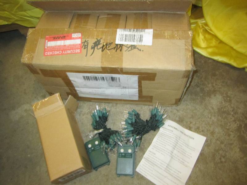 Case of 10 strands, LED white Chris...
