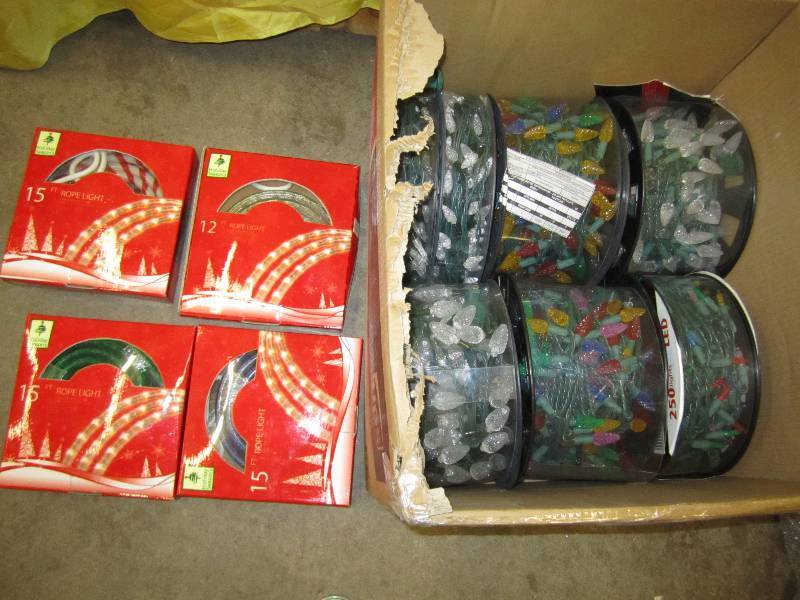 Assorted LED rope light...
