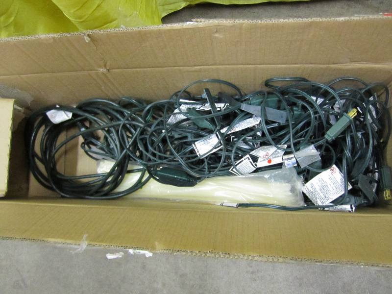 All new extension cords and zip tie...