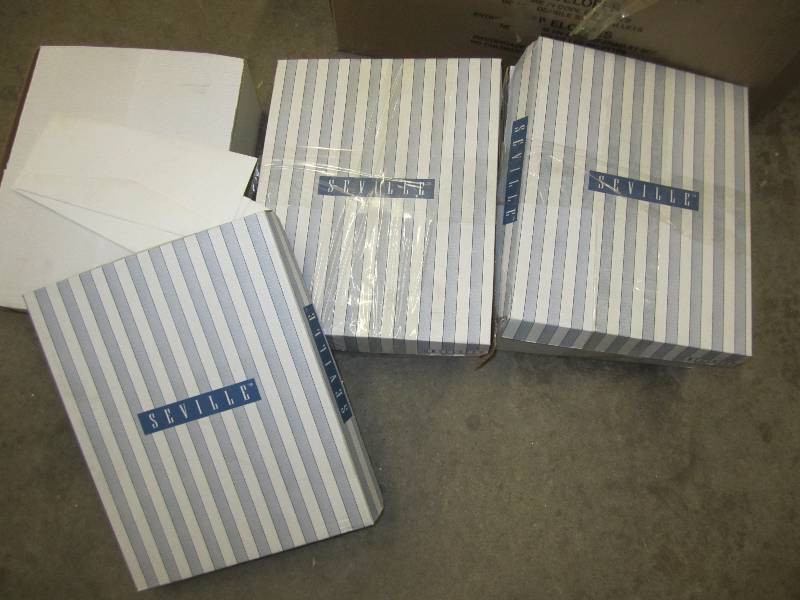 1500 Seville white business envelop...