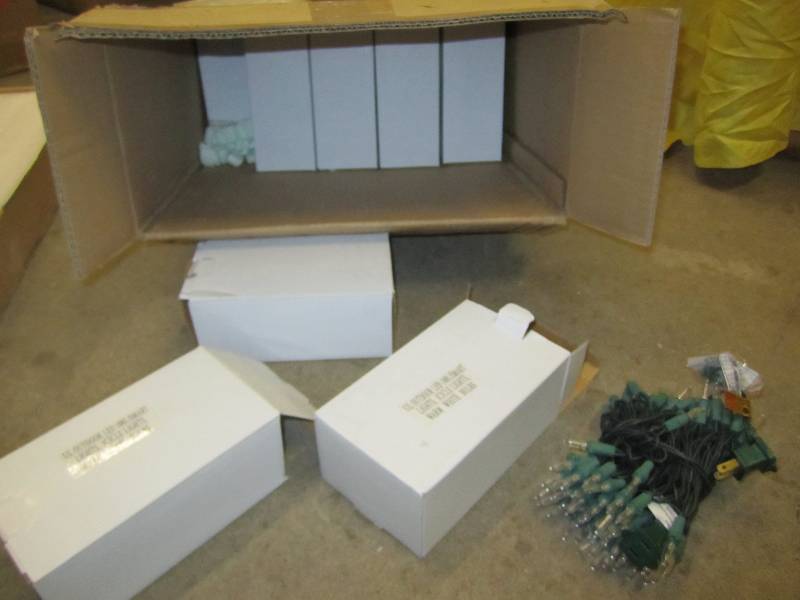 10 boxes of AC powered LED Christma...