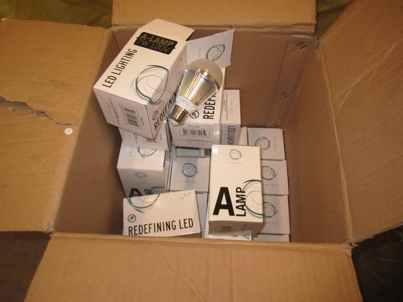 Partial case of 24 LED lights, full...