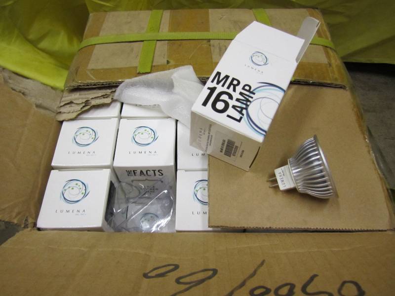 100 LED bulb case, MR 16 LAMP 5W 12...