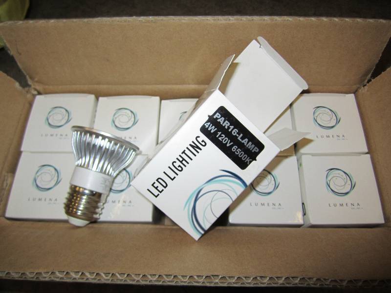 Case of 10 PAR 16-LAMP LED4W 120V 6...