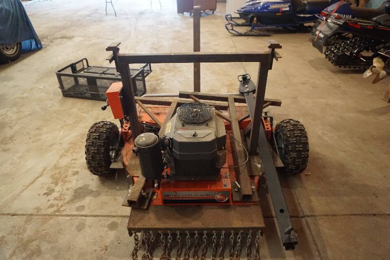 lot 7 image: DR Brand Tow Behind Field and Brush Mower