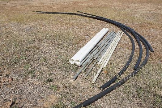 lot 62 image: Lot of Assorted PVC Pipe In Various Styles and SizesLengths