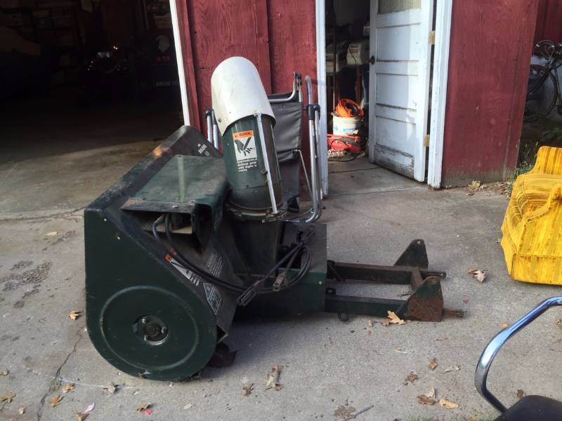 lot 13 image: FMC Bolens 4 2 Stage Snow Blower Attachment