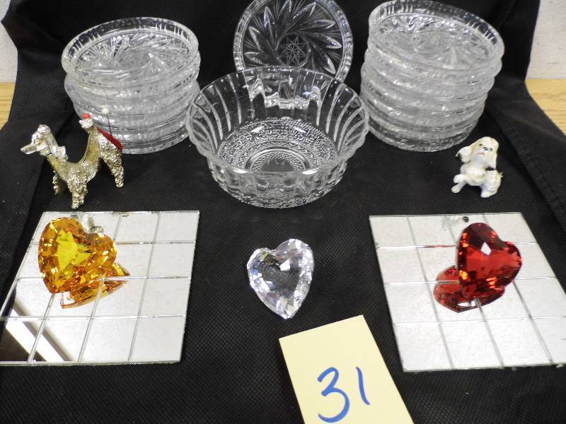 lot 31 image: Crystal Coasters