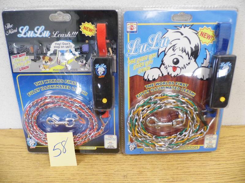 lot 58 image: 2 New Lite Up Leashes