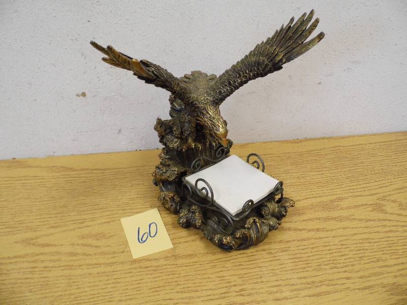 lot 60 image: Eagle Note Holder