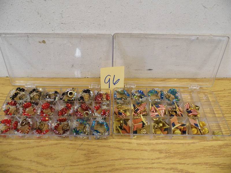 lot 96 image: 2 Organizers with Jewelry