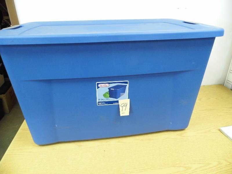 lot 99 image: Sterilite Tote