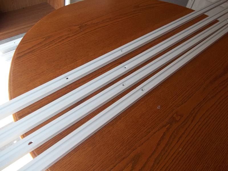 Four Industrial Track Lighting Tracks