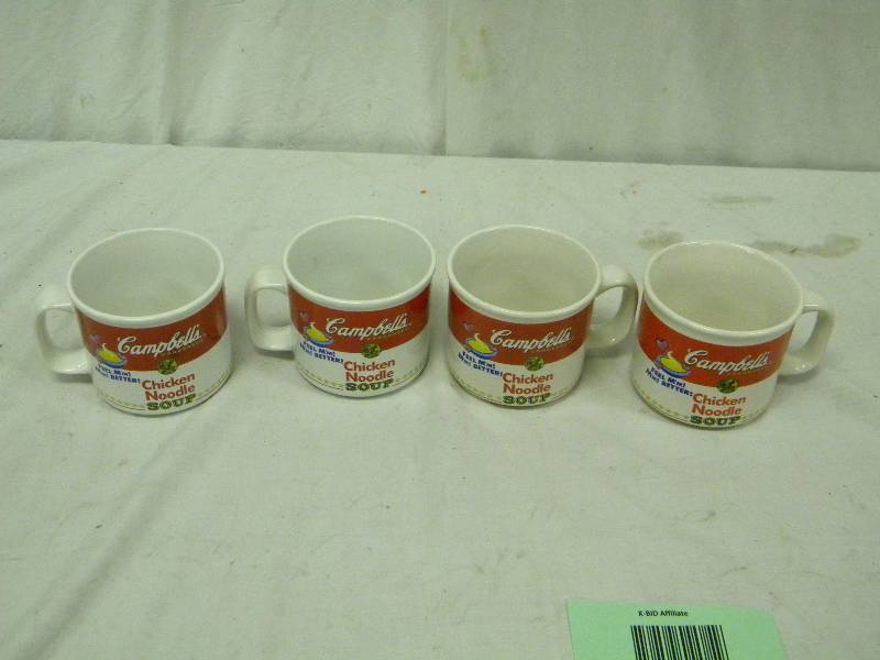 lot 420 image: Campbells Soup Mugs