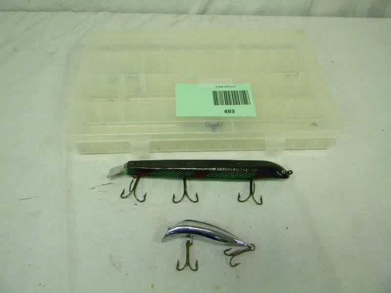 lot 493 image: Fishing Lures and Box