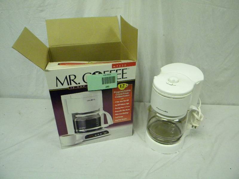 lot 285 image: Mr. Coffee Maker