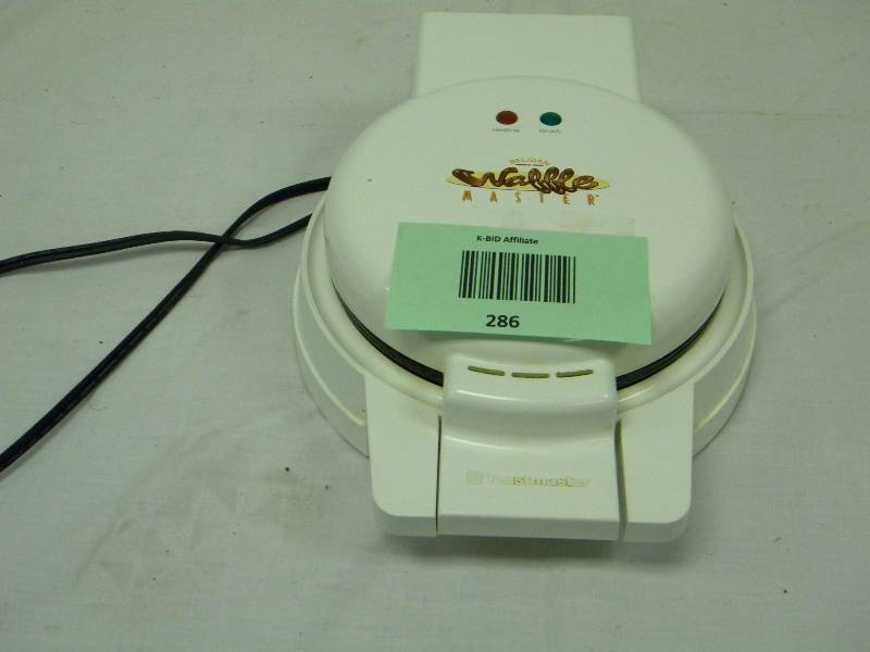 lot 286 image: Toastmaster Belgian Waffle Maker