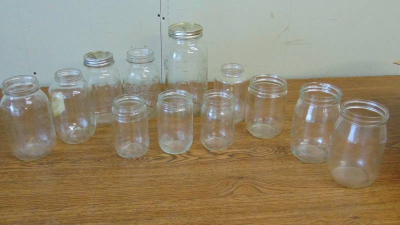 Misc lot of Mason Jars