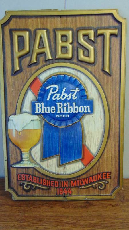 Pabst Blue Ribbon Sign