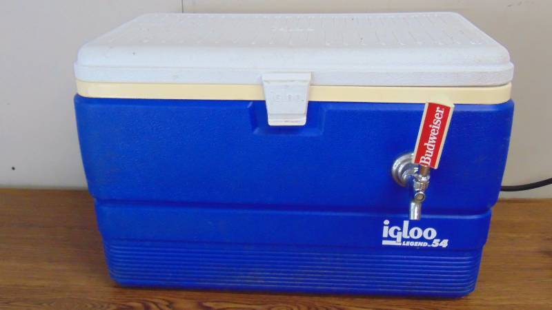 Blue Igloo Keg Cooler