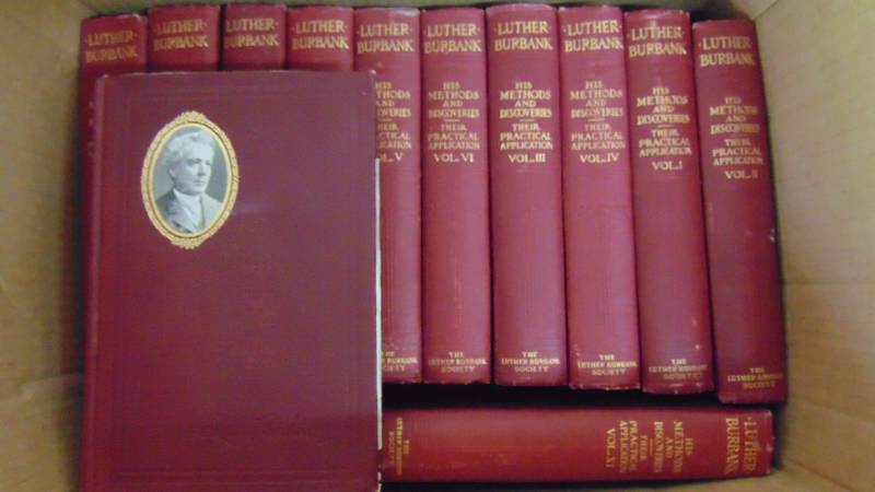 Luther Burbank- His Methods and Discoveries Book Set