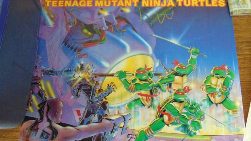 Vintage Teenage Mutant Ninja Turtles Poster
