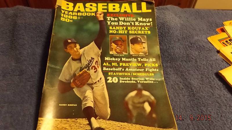 baseball Yearbook 1966