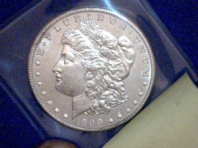 1900 Morgan Silver Dollar, see pict...