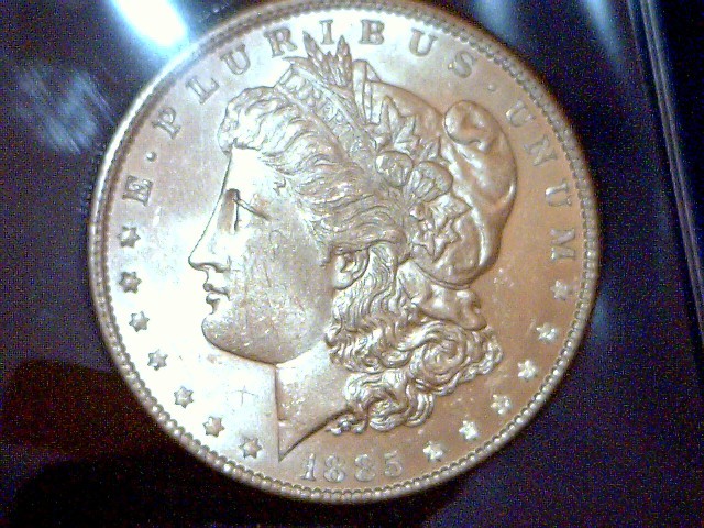 1885 Morgan Silver Dollar, see pict...
