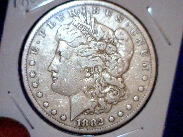 1882 Morgan Silver Dollar, see pict...