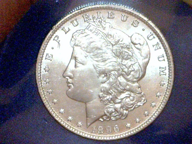 1896 Morgan Silver Dollar, see pict...