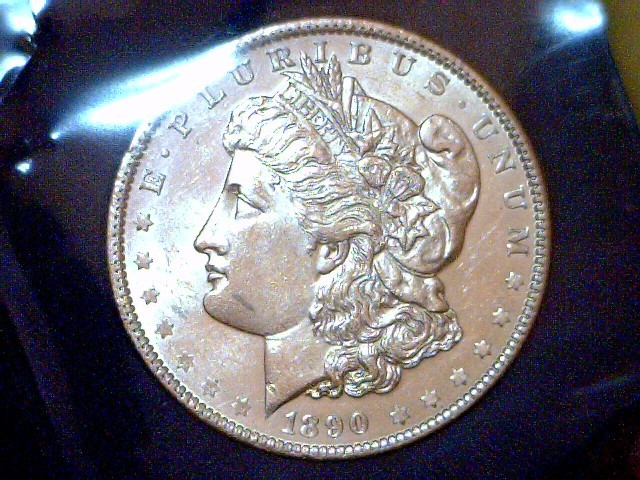1890 Morgan Silver Dollar, see pict...