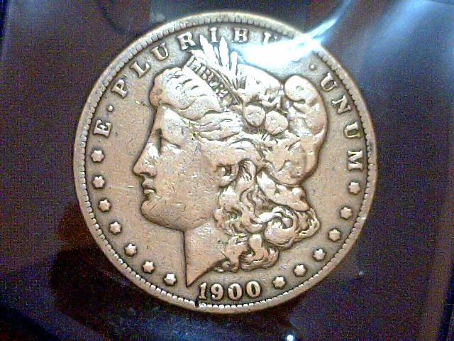 1900-O Morgan Silver Dollar, see pi...