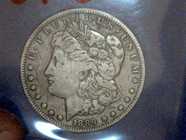 1889-O Morgan Silver Dollar, see pi...