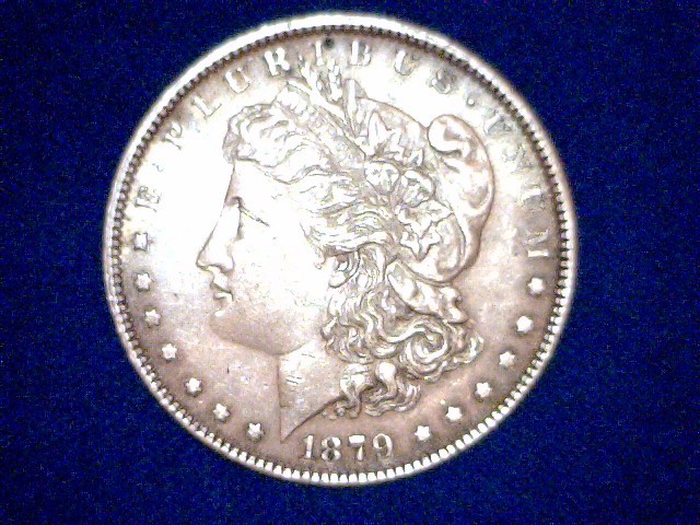 1879 Morgan Silver Dollar, see pict...