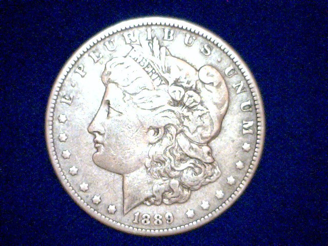 1889 Morgan Silver Dollar, see pict...
