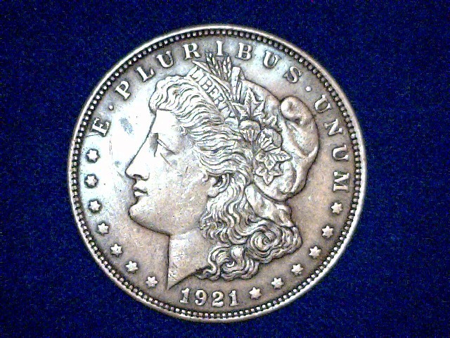 1921 Morgan Silver Dollar, see pict...