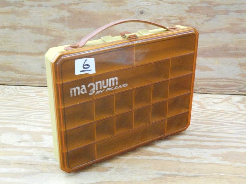 lot 6 image: Plano Magnum Plastic Tackle Box ...