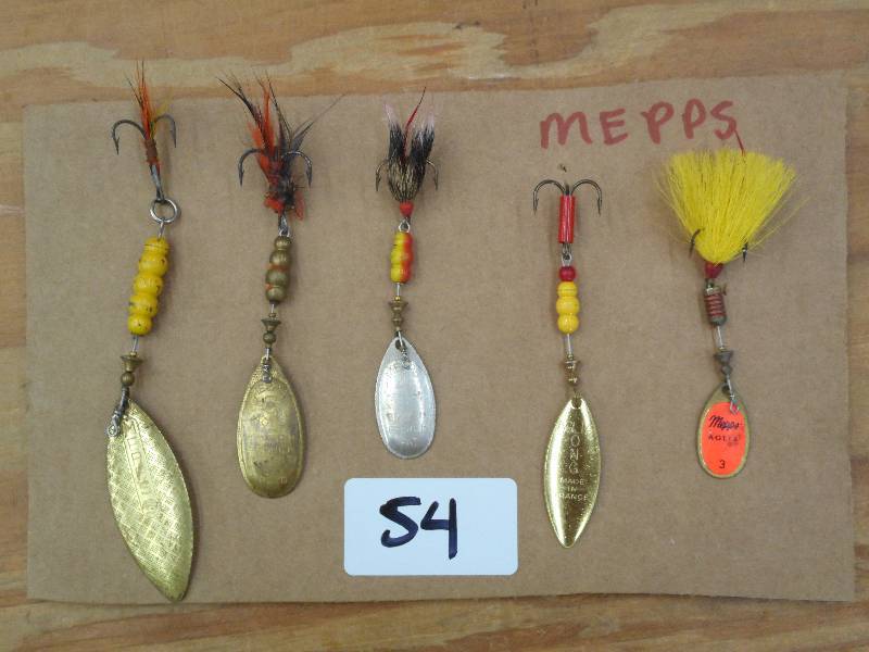 lot 54 image: (5) Mepps Spinner Lures ...