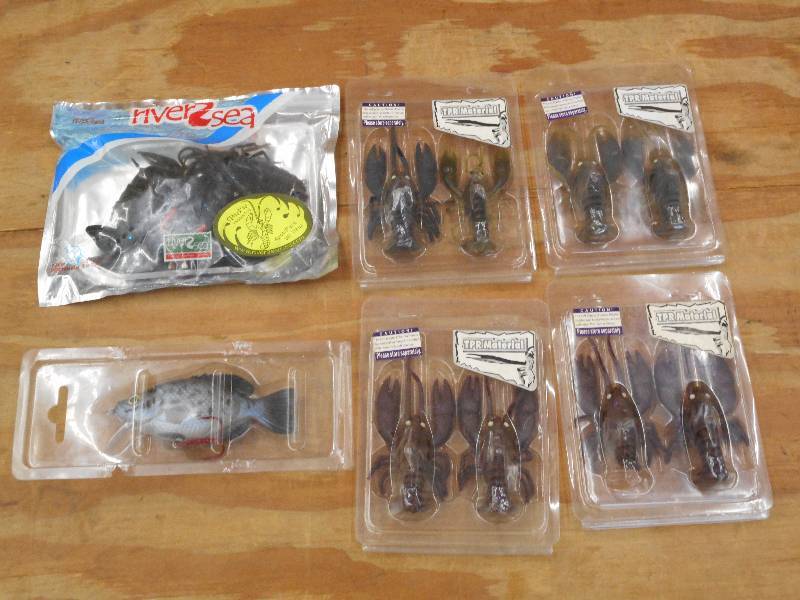 lot 70 image: Lot Of Assorted Unused Soft Baits ...