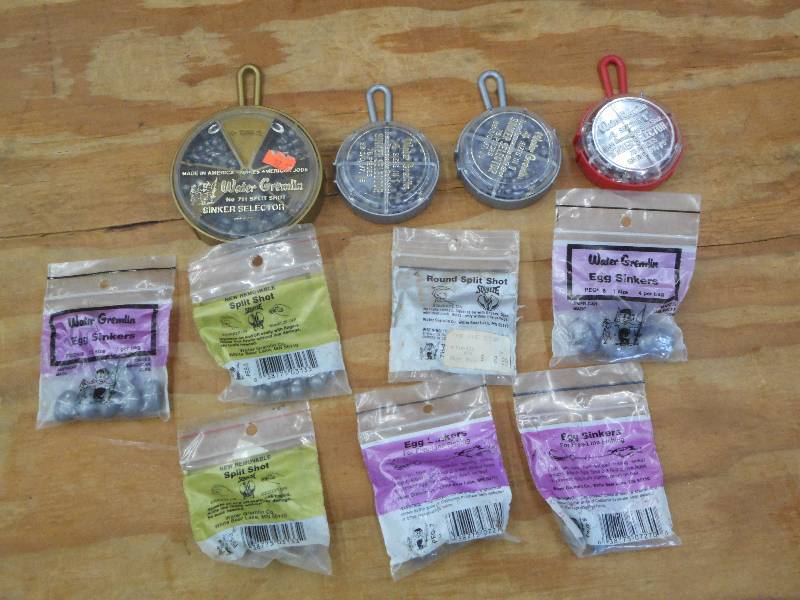 lot 75 image: Lot Of Assorted SinkersWeights ...