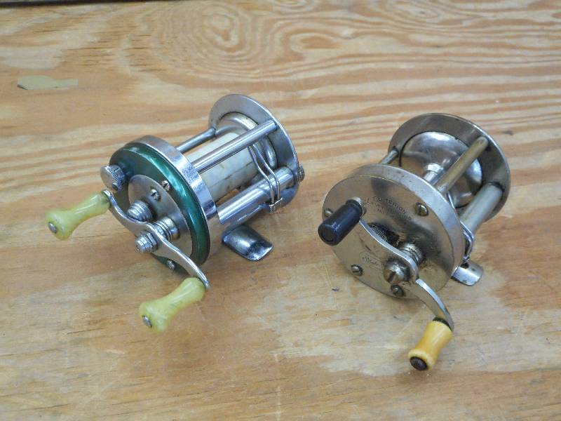 lot 85 image: (2) Vintage Casting Reels ...