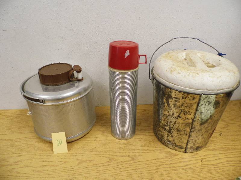 Thermos, Water Jug, Bucket