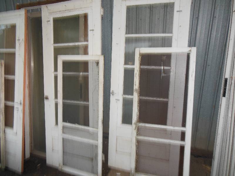 Pair Vintage Wood Storm Doors Vintage Windows Doors Cabinets