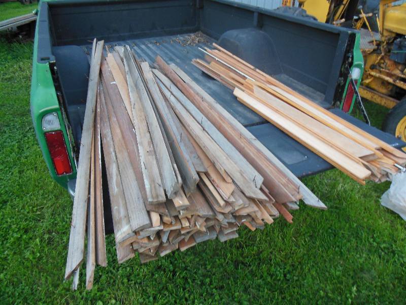 Lot of used Oak & Pine