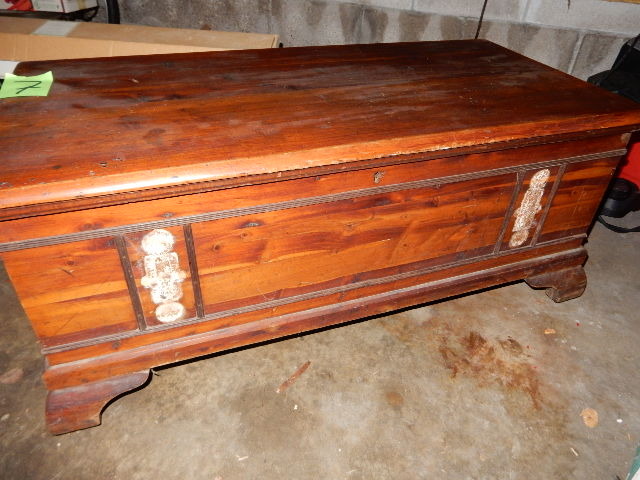 lot 7 image: Cedar Chest.. No maker seen